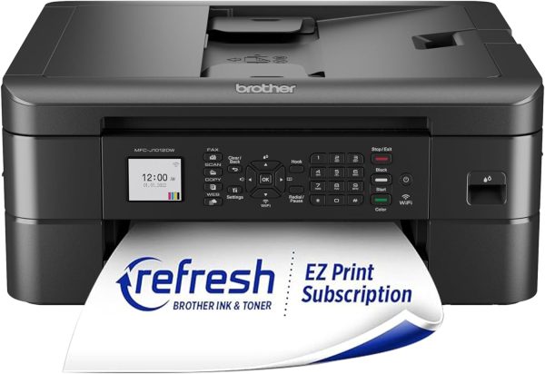 Brother MFC-J1012DW Wireless Colour Inkjet All-in-One Printer with Mobile Device and Duplex Printing, for Home Office and Personal Use, Refresh Subscription Ready - Image 9