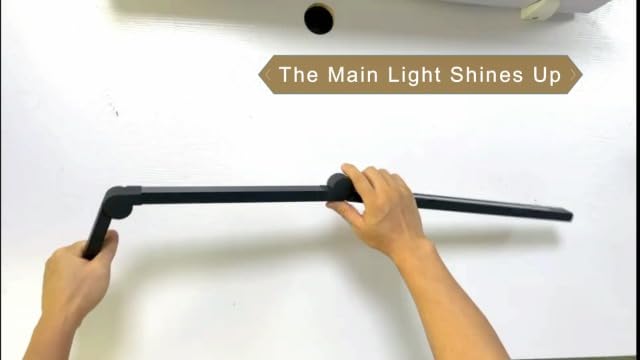 LED Desk Lamp with Clamp, Architect Desk Lamp with Dual Light and Adjustable Swing Arm, Clip-on Eye-Care 4 CCT Modes & 5 Brightness Levels Table Light Modern Computer Lighting for Home Office - Image 7